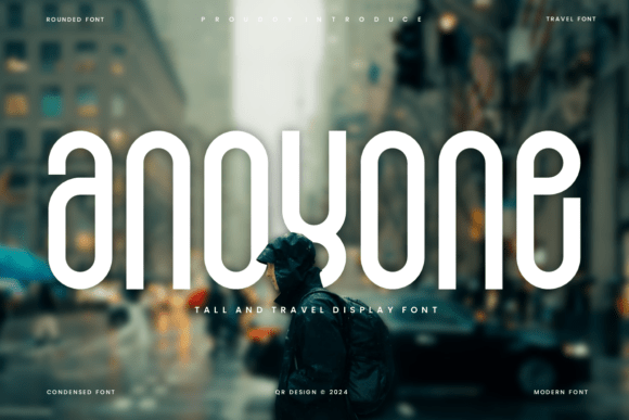 Anoyone: A Bold Typeface for Brand Identity