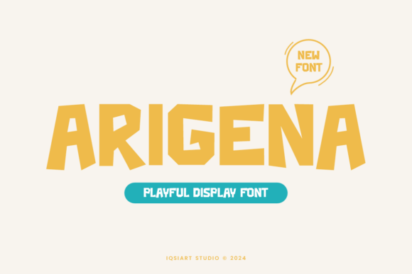 Arigena: A Playful Typeface for Modern Editorial Design