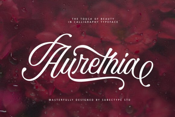Aurethia: The Bold Handwritten Font for Crafters