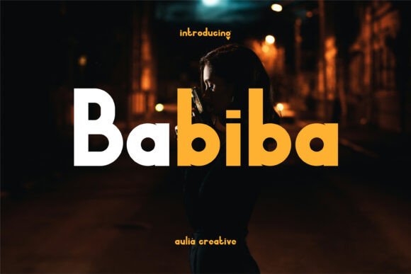Babiba: The Bold Sans Serif Font for Crafters