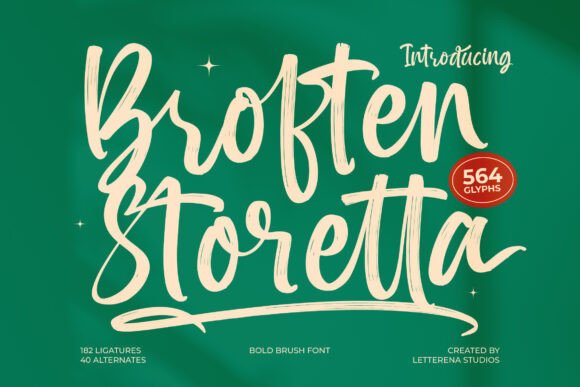 Broften Storetta: The Script Font That Elevates Branding