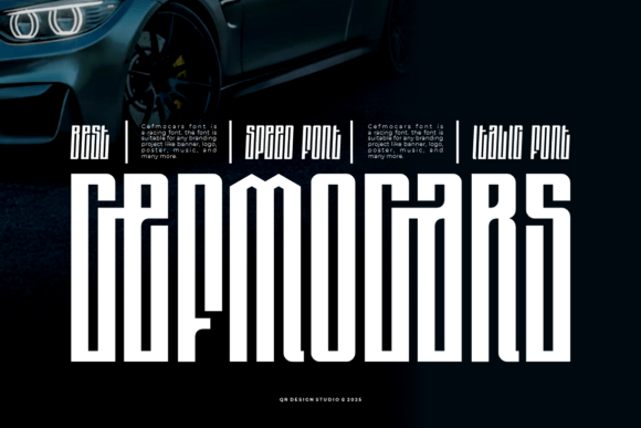 Cefmocars: A Bold Display Font for Modern Web Design