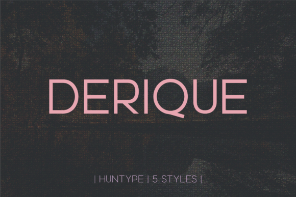Derique: A Modern Sans Serif Font for Branding