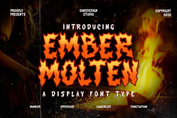 Ember Molten: A Bold Typeface for Memorable Branding