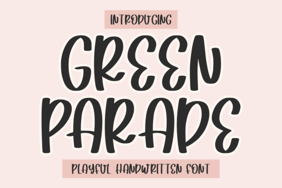 Green Parade Font for Bold Campaign Design
