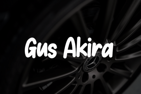 Gus Akira: The Script Font That Elevates Campaign Design