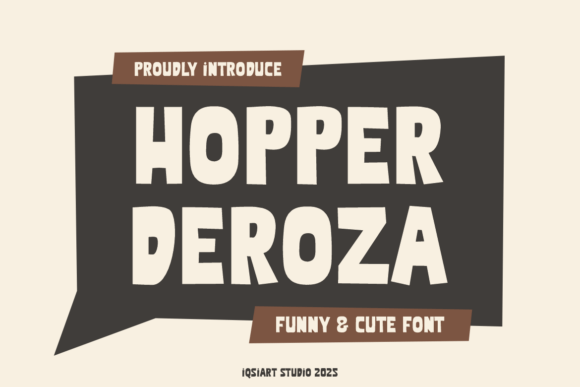 Hopper Deroza: A Bold Sans Serif Font for Makers