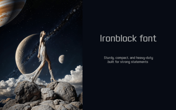 Ironblock Font: Bold Branding for Small Business