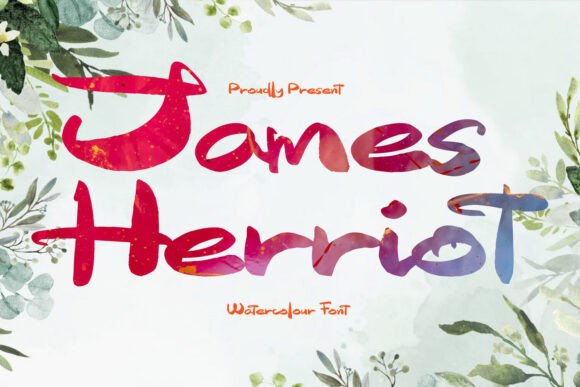 James Herriot Brush Font for Bold Branding