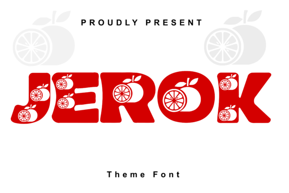 Jerok: A Playful Display Font for Web Design