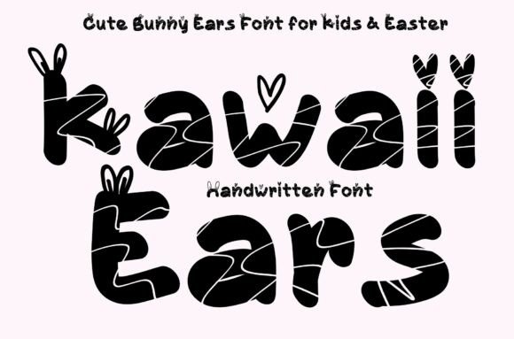 Kawaii Ears: A Playful Display Font for Web