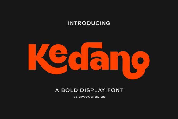 Kedano: A Bold Typeface for Editorial Design