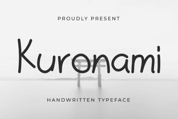 Kuronami: A Bold Handwritten Font for Crafters
