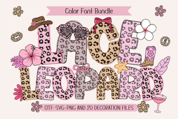 Lace Leopard Font: Bold Web Typography