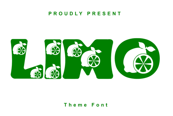 Limo: A Playful Display Font for Fresh Branding