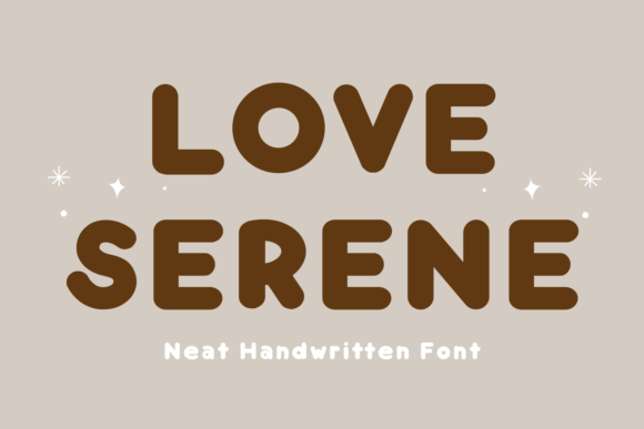 Love Serene: A Handwritten Font for Calm Brands
