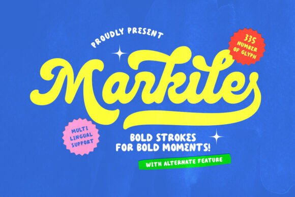 Markile: A Bold Script Font for Modern Web Design