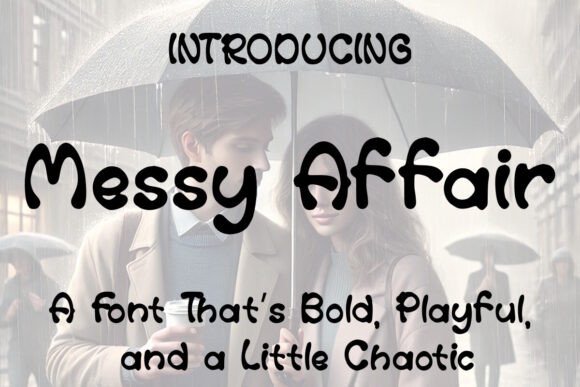 Messy Affair: A Bold Script Font for Modern Web Design