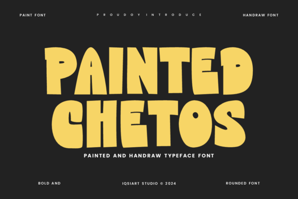 Painted Chetos Font for Web Design
