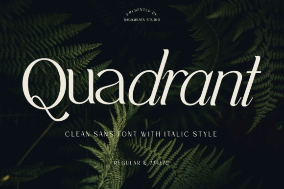 Quadrant: A Versatile Sans Serif Typeface for Modern Branding