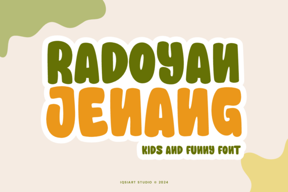 Radoyan Jenang: A Playful Typeface for Joyful Editorial Design