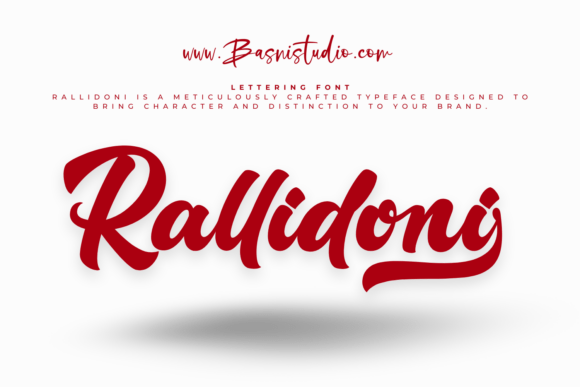 Rallidoni Lettering: A Premium Typeface for Editorial Design