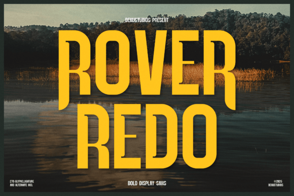 Rover Redo: A Trendy Typeface for Modern Branding