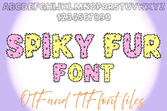 Spiky Fur Font: A Playful Typeface for Bold Brands