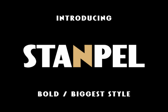 Stanpel Font: A Bold Typeface for Modern Brands