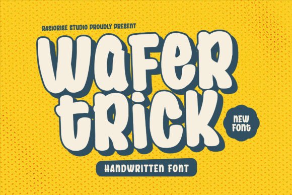 Wafer Trick: A Playful Handwritten Font for Bold Campaigns