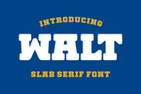 Walt: A Bold Slab Serif Typeface for Editorial Impact