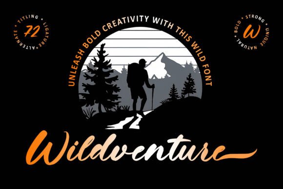 Wildventure Font: Bold Brush Typography for Branding